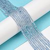 Grade A Natural Aquamarine Beads Strands LS-G-E411-19F-2mm-4