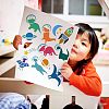 Large Plastic Reusable Drawing Painting Stencils Templates DIY-WH0172-673-5