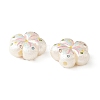 Printed Opaque Acrylic Beads OACR-B054-01J-2