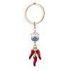 Porcelain & Alloy Enamel Keychain KEYC-JKC01156-02-1