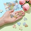 40Pcs 8 Colors Acrylic Beads Caps OACR-CJ0001-62-4