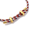 Adjustable Polyester Cord Braided Bracelets BJEW-Z085-01G-16-3