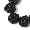 Synthetic Blue Goldstone Beads Strands G-M108-A02-01-2