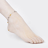Natural Gemstone Anklets AJEW-AN00224-5