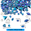 120Pcs 6 Style Sew on Rhinestone RESI-PH0002-04D-2