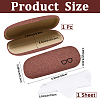 1Pc Oval Polyester Eyeglass Cases AJEW-CN0007-32A-2