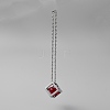 Bling Diamond Cube Car Rear View Mirror Charms HJEW-WH0043-45P-01-1