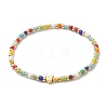 Glass Seed Bead Beaded Bracelets for Women BJEW-JB09286-2