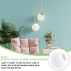 Frosted Glass Globe Lamp Shade Replacement AJEW-WH0528-04-5