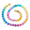 2 Strands Gradient Color Electroplated Synthetic Non-magnetic Hematite Beads Strands G-TA0002-86C-1
