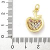 Brass Micro Pave Cubic Zirconia Pendants KK-S511-03D-G-3