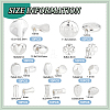 100Pcs 10 Styles Alloy Bead FIND-BC0004-58-2
