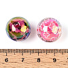 Printed Transparent Acrylic Beads MACR-T048-08-3