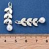 Plastic Imitation Pearl Pendants ENAM-M008-18S-3