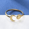 304 Stainless Steel Finger Rings AJEW-Z009-02B-G-1