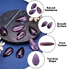 Natural Amethyst Cabochons G-N326-72C-6