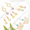 DIY Hollow Dangle Earring Making Kits DIY-SC0013-13-7