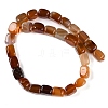 Natural Red Agate Beads Strands G-M403-D05-01-3