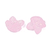 Frosted Transparent Acrylic Beads X1-OACR-P029-18B-01-3