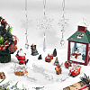 Acrylic Snowflake Pendant Decorations HJEW-SP0001-04C-4