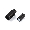 304 Stainless Steel Magnetic Clasps with Glue-in Ends STAS-K282-01A-EB-2