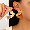 Twist Alloy Dangle Stud Earrings WG3BD20-07-1