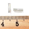 10G Ceylon Glass Twist Bugle Beads SEED-L012-01H-5