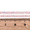 Transparent Glass Beads Strands EGLA-N028-01A-A10-5