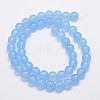 Natural & Dyed Malaysia Jade Bead Strands G-A146-8mm-A20-2