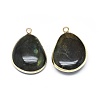 Natural Labradorite Pendants G-E526-06A-1