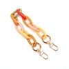 Acrylic Curb Chain Bag Strap FIND-WH0040-09-1