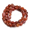 Natural Red Agate(Dyed & Heated) Beads Strands G-C287-A01-01-5