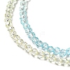 Transparent Gradient Color Glass Beads Strands X1-GLAA-H021-01B-23-3