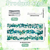 100Pcs Leaf Printed OPP Cellophane Candy Packaging Bags ABAG-GF0001-40-2