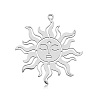 Non-Tarnish 201 Stainless Steel Pendants STAS-S105-LA724-1-1