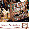4-Tier Pine Wood Bracelet Organizer Display Riser Stands BDIS-WH0021-002-5