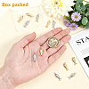12Pcs 2 Colors Rack Plating Brass Pendants KK-BC0015-86-3
