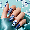 Stainless Steel DIY Nail Art Templates MRMJ-WH0098-062-6