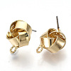 Iron Stud Earring Findings X-IFIN-T014-15G-NR-2