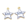 Printed Brass Pendants KK-CBA42CA-08G-04-1