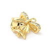 Brass Micro Pave Cubic Zirconia Charms KK-P278-05G-2