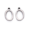 201 Stainless Steel Charms STAS-R105-O-1
