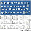 300Pcs 15 Styles ABS Imitation Pearl Beads FIND-CJ0011-14-8