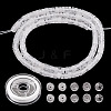 1 Strand Natural Quartz Crystal Beads Strands G-TA0002-94-3