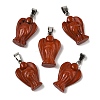 Natural Red Jasper Pendants G-B127-10P-11-2