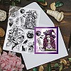 Halloween PVC Plastic Clear Stamps DIY-WH0631-0125-3