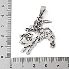 201 Stainless Steel Pendants STAS-S157-29P-3