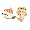 Halloween Theme Alloy Enamel Pendants FIND-U010-02-2