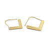 Brass Arrow Dangle Earrings for Women EJEW-P215-03G-2
