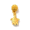 Rack Plating Alloy Enamel European Dangle Charm PALLOY-E006-01MG-02-3